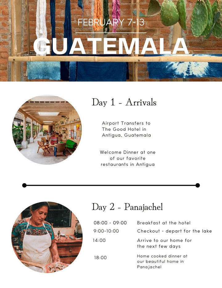Guatemala Craft & Culture Tour (November 13th-19th, 2024)