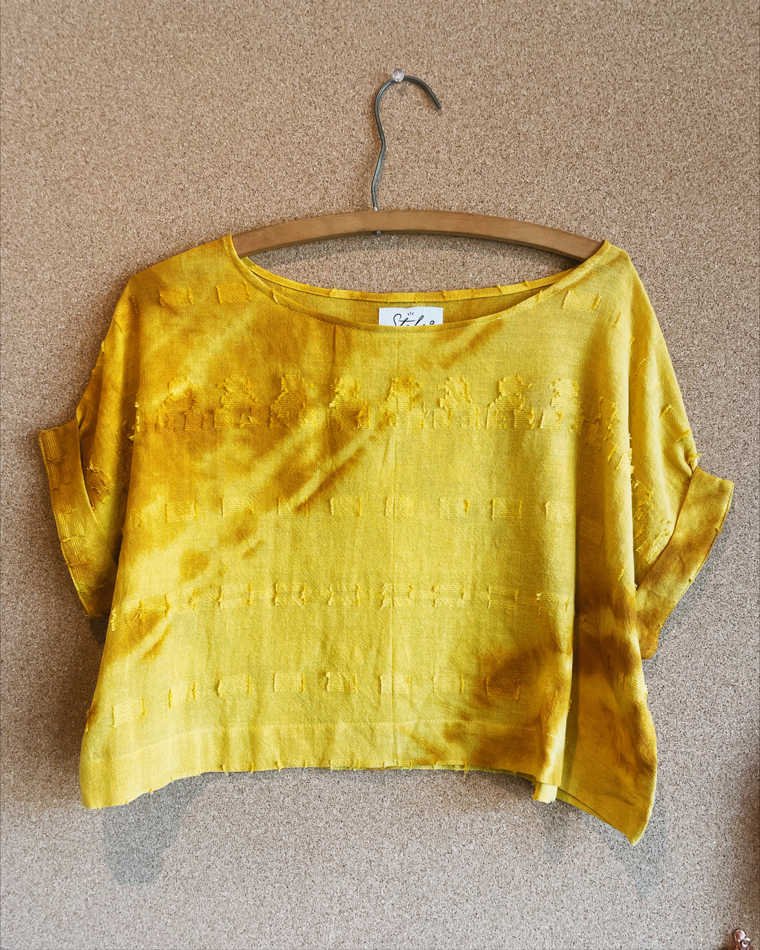 Easy Top - Plant Dyed Mustard
