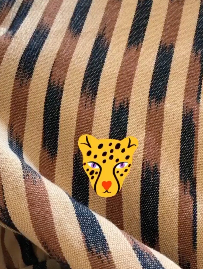Randa Drawstring Pants - Leopard Jaspe