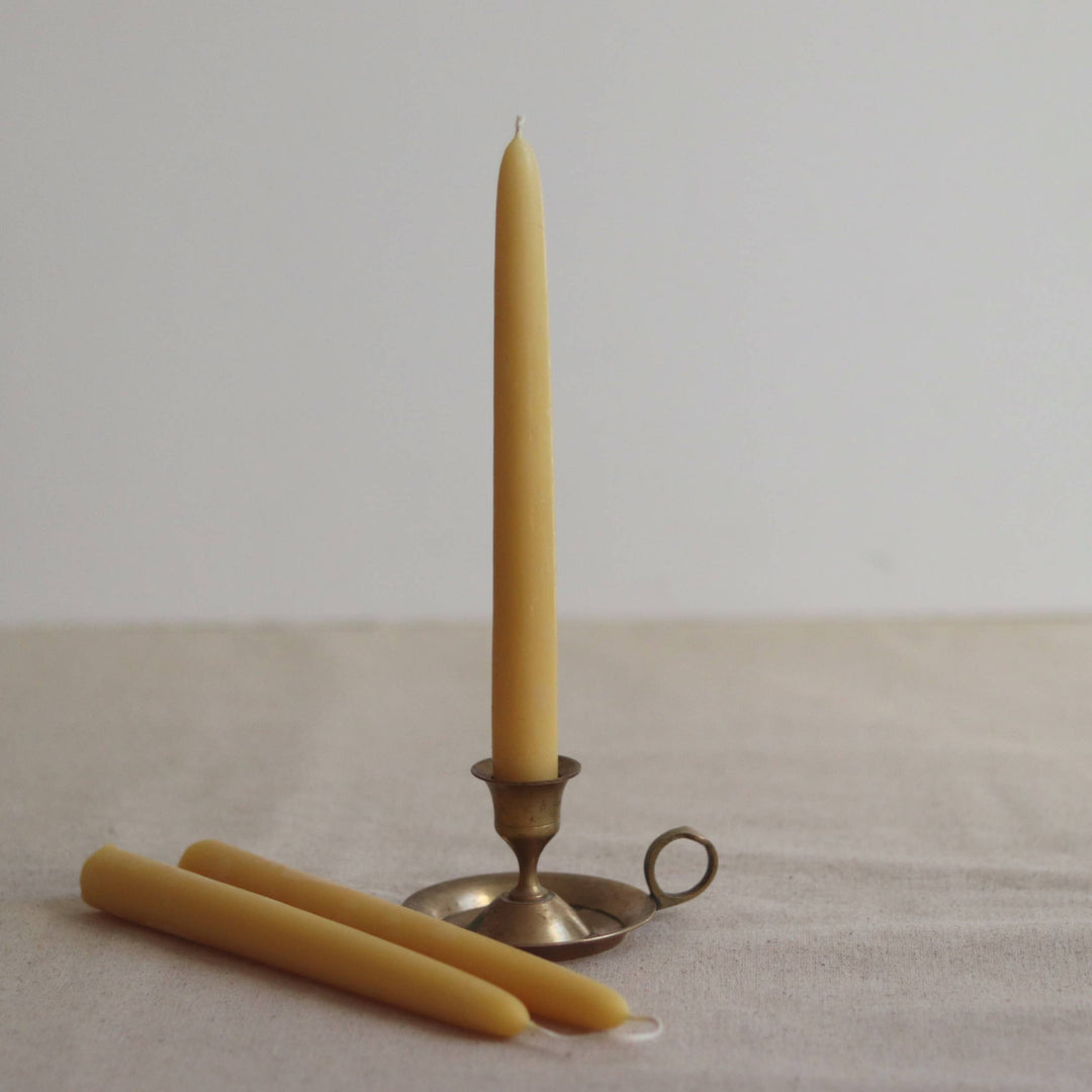 Pair of Sustainable Dinner Candle | Hand Dipped Taper Candle