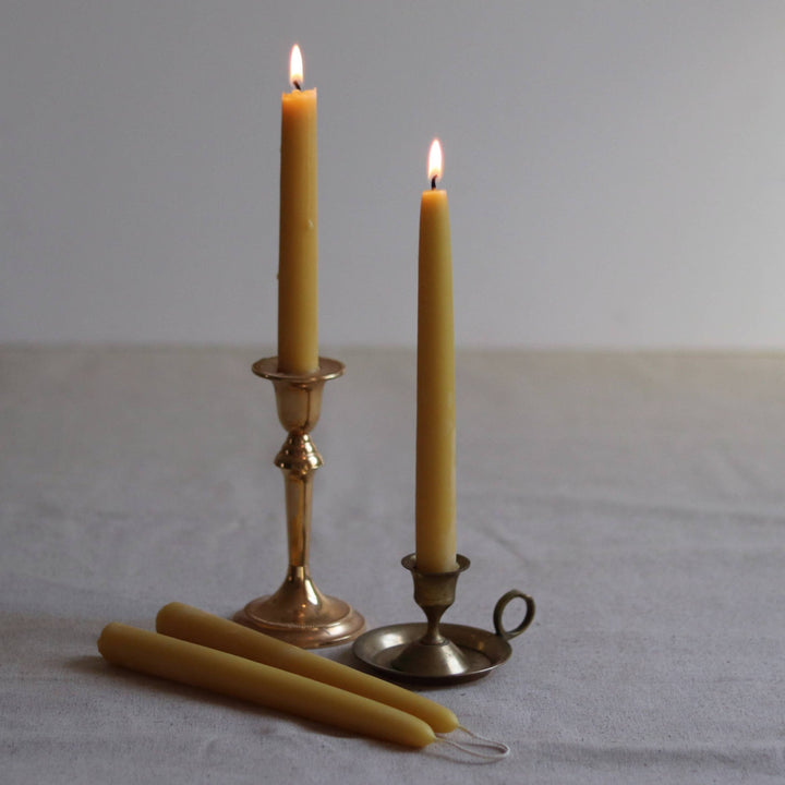Pair of Sustainable Dinner Candle | Hand Dipped Taper Candle