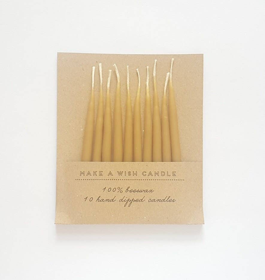 Birthday Beeswax Candles | Birthday Candles | Cake Candle