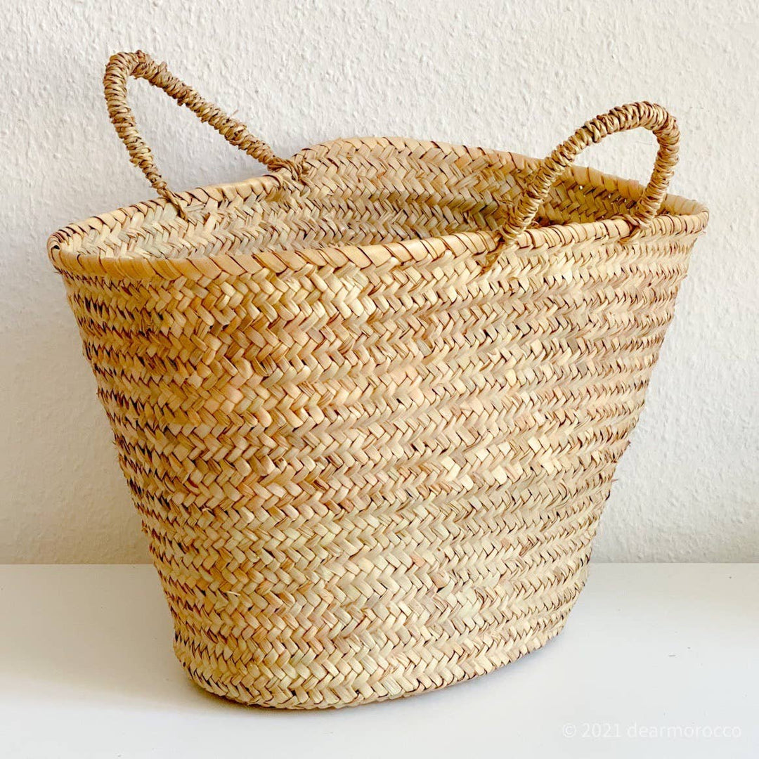 French market basket // Moroccan bag  //Natural