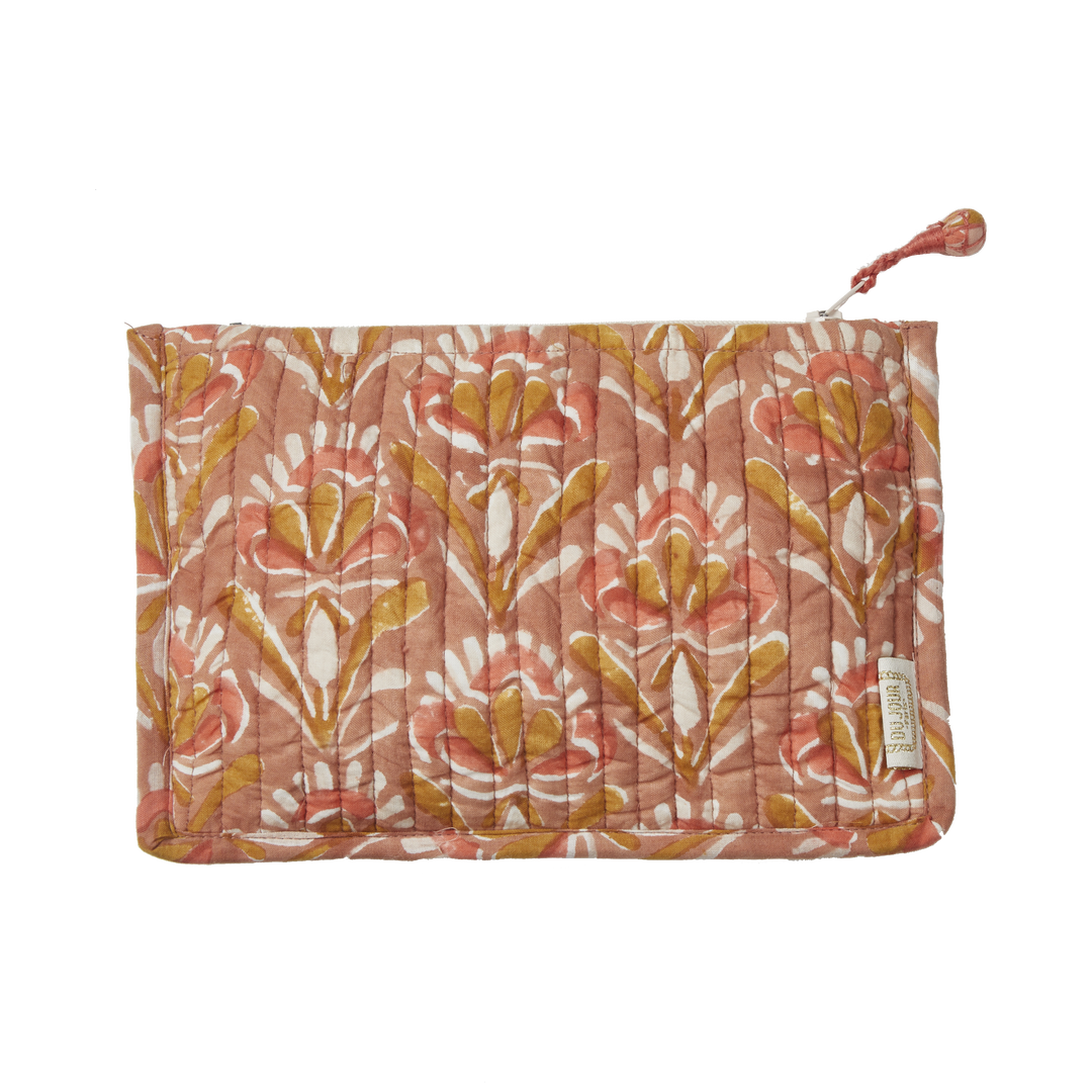SMALL POUCH SEVENTIES TERRACOTTA